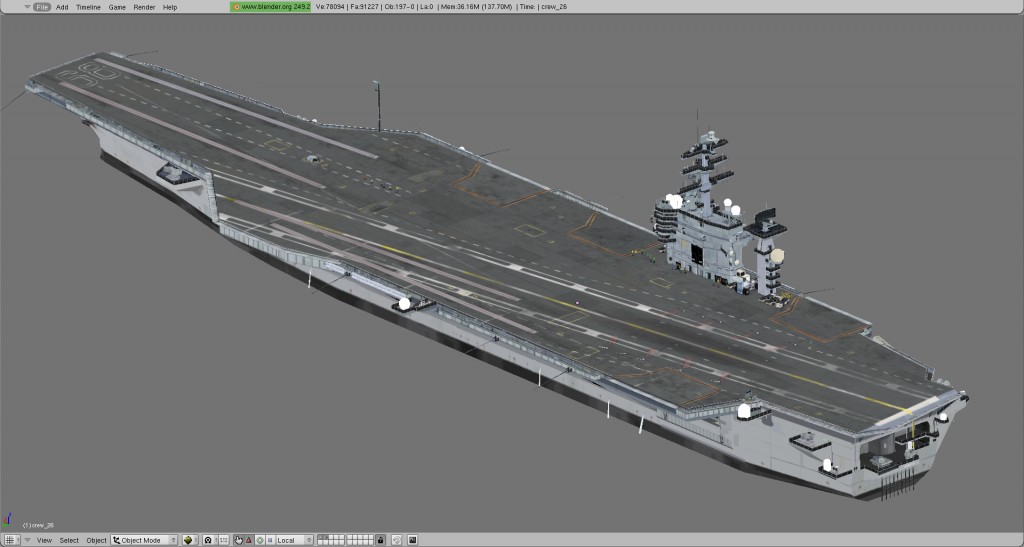 USS Nimitz Supercarrier preview image 1